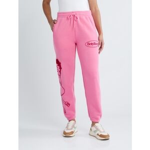 Betty Boop Women’s Size XS (0-2)  Graphic Joggers Pink